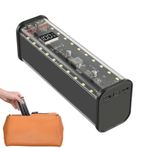 Kaynak Pilleri Saklama Kutusu Yok | 22.5W Kaynak Yok Pil Tutucu Saklama Kutusu, 2 USB Bağlantı Noktası Taşınabilir Şeffaf Akıllı Telefon Powerbank Kol