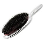 Kaynak Saç Tarağı Premium Seri Oval Kürek Saç Açma Tarama Fırçası, Galvanik, Kaynak - Gümüş