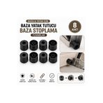 kaynar Baza Yatak Tutucu Stoplama Aparatı Yuvarlak 8 Adet | Yatak Kaydırmaz Sabitleyici Takoz | Baza Yatak Sabitleme Stoperi