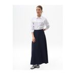 Kayra Basic Kloş Etek Lacivert