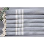 Kayra Export Koyu Gri Kurulama Bezi, Düğün Havlu, 45 x 100 cm Pamuk Bulaşık Bezi, Nedime , - S - L