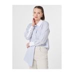 Kayra Geniş Manşetli Pamuklu Basic Tunik Optik Beyaz