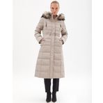 Kayra KA-A23-27001 Çıt Çıtlı Kaz Tüyü Taş Dolgulu Mont