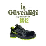 KAYRA LEATHER CRAFT KLC BX-08 Nubuk Bağcıklı İş Ayakkabısı (S1) İş Güvenlik Ayakkabısı Çelik Burunlu Ayakkabı