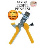 KAYRA LEATHER CRAFT Profesyonel Metal Seviye Tespit Pensesi Takoz Klips Sıkma Pensesi Fayans Seramik Granit Yer Duvar Döşeme Sistemi Derz Artısı Kama Sıkıştırıcı Aparat Seti