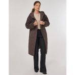 Kayra Peluş Detaylı Anorak Mont 27352-26K - 38 - Kahve