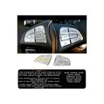 kaytaz Mercedes Direksiyon Tuş Kaplama Set Krom W205 W117 W176 Uyumlu ( OK İBARELİ MODEL)