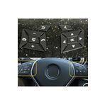 kaytaz Mercedes Direksiyon Tuş Kaplaması Siyah W204 W212 W207 W117 W176 Kendinden Yapışkanlı