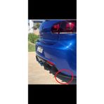 KAYTERM HOME Golf 6 R Difüzör Flap Parça 1 Adet Parlak (PİONA BLACK) Uzun Bıçak