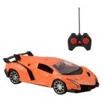 Kayyum Oyuncak Uzaktan Kumandalı, 2.4 Ghz Şarjlı Farları Yanan, 1:16 Mega Hız Fırtına Spor Lamborghini Araba - Turuncu