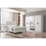 Kaz %100 Mdf Yatak Odası Takımı - Beyaz