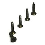 Kazan Hobi Klips, Menteşe, Ayak, Ağaç, Sunta Vidası 3X13 mm - Siyah 100 Adet