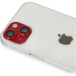 Kazan Hobi Newface iPhone 13 Pers Alüminyum Kamera Lens - Kırmızı