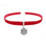 Kazaziye Aşk Düğümü Kadın Choker Tasma Kolye