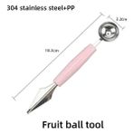 Kazma Topu Araçları Pembe Paslanmaz Çelik Karpuz Dilimleme Kesici Bıçak Tart Meyve Sebze Araçları Mutfak Alet Aksesuarları Mutfak Eşyaları Pişirme (Yurt Dışından) - Corers - Renkli