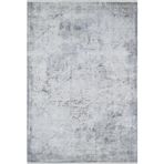 Kazvin Gri Makinada Yıkanabilir Kaymaz Taban Dijital Makine Baskı Salon Halı-I-Haln-HLN1835-300x400