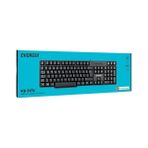 KB-517U Siyah 2mt Bakır Kablolu USB Q Standart Klavye - Option-1 - 001-Renkli