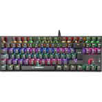 KB-R17 Raptor Black USB 6 Color Blue Switch Lc Layout Gaming Mechanical Keyboard