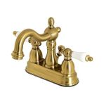 KB1607PL 10 cm Orta Set Banyo Bataryası Plastik Açılır, Fırçalanmış Pirinç