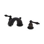 KB975AL Victorian Widerspread Lavatory Musluk With Metal Kolu Handle, Oil Rubbed Bronz By - Option-1 - 001-Renkli