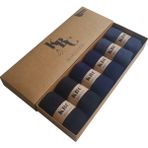 KBC Socks 6'lı Bambu Dikişsiz Erkek Klasik Çorap Seti / 2 Siyah - 2 Lacivert - 2 Füme - 41 - 44 - Siyah - Lacivert - Füme