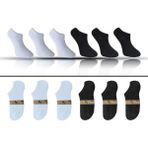 KBC Socks 6'lı Dikişsiz Bambu Terletmez Spor Erkek Kısa Bilek Çorap Seti / Kutulu Set / 3 Beyaz - 3 Füme - 40 - 45 - Beyaz - Gri