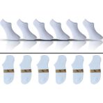 KBC Socks 6'lı Dikişsiz Bambu Terletmez Spor Erkek Kısa Bilek Çorap Seti / Kutulu Set / Full Beyaz - 40 - 45