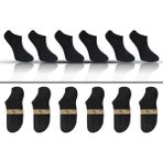 KBC Socks 6'lı Dikişsiz Bambu Terletmez Spor Erkek Kısa Bilek Çorap Seti / Kutulu Set / Full Füme - 40 - 45 - Gri