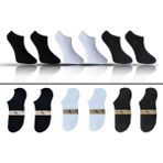 KBC Socks 6'lı Dikişsiz Bambu Terletmez Spor Erkek Kısa Bilek Çorap Seti / Kutulu Set / Siyah - Beyaz - Füme - 40 - 45 - Siyah - Beyaz - Gri