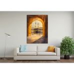 Kâbe Tablosu – Islami Sanat Eseri, Dini Duvar Dekoru, Kanvas Tablo, Ev ve Ofis Için Dekoratif - 40x60 cm