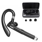 KBPRZ Bluetooth Kulaklık, Kablosuz Bluetooth Kulaklık 500mAh Şarj Kılıfı 80 Saat Konuşma Süresi, V5.1 Eller Serbest Kulaklık, Dahili Mikrofonlu Sürücü/Ofis/İş için IOS ve Android ile Uyumlu
