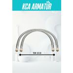 KCA ARMATÜR Kca Çelik Örne Klozet Taharat Flexi Hortumu 2 Adet 70 Cm 3/8