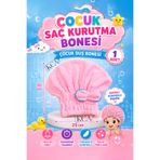 KCA HOME Çocuk Saç Kurutma Bonesi, Çocuk Kafa Havlusu, Çocuk Duş Bonesi, Islak Saç Çocuk Kurulama Bonesi, Mikrofiber Çocuk Havlu Tüm Saçlara Uyumlu