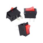 Kcd1-101 Işıksız Spst 2Pin On-Off Mini Aç Kapa Anahtar Kırmızı 250V/6A - 200 Adet