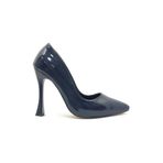 KCMN Feles 10 Cm Topuklu Stiletto Kadın Topuklu Ayakkabı Lacivert