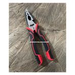 Kct 180MM Fit Pense Cobalt Çelik Kombine Pense Vida Sökme Soket Sıkma 5/1 - Siyah - Kırmızı