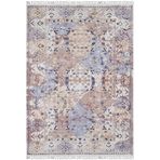 Kcynia Krem Göbekli Modern Geometrik Etnik Desenli Boho Makinada Yıkanabilir Hafif Hav Toz Vermez Leke Tutmaz Kaymaz Taban Dijital Makine Baskı Halı Oturma Odası Salon Yolluk Koridor Mutfak Halısı