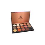 KD FEELİNGGOOD 15 Renk Göz Farı Paleti, Mat Saten ve Işıltılı Bitişli, Uzun Süre Kalıcı Mineral Pigmentli, Seyahat Boy Göz Makyaj Paleti