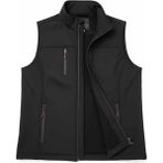 KD İş Giyim Kd Iş Giyim Kd Iş Giyim Siyah Softshell Yelek 3 Cepli Fermuarli Günlük & Spor - 4XL
