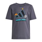 KD4435-C adidas Minecraft Tr Tee Çocuk T-Shirt Antrasit