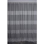 KDK 1260 DESEN GRİ RENK TEK KANAT Hazır dikilmiş Pileli Fon Perde 300*260 cm