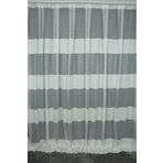Kdk 1920 Desen Krem Renk Tek Kanat Hazir Dikilmis Pileli Fon Perde 300*260 Cm