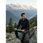 Kdm Kafkas Tactical Outdoor Trekking Taktikal Mevsimlik Doğa Yürüyüşü Kaliteli Şık Duruş Gömlek - Siyah - XL