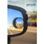 KDOT Gerçek Cam Kör Nokta Aynası Park Aynası 360 Derece 3m Foam Yapıştırıcılı Hareketli 2 Adet