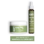 KEATY Saç Dökülmesine Karşı Onarıcı Bakım Seti | Biberiye Özlü Tonik 100ml Durulanmayan Maske 250ml
