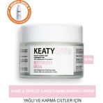 KEATY Yağsız Nemlendirici Krem | Akneye Eğilimli Karma &amp; Yağlı Ciltler Için | Parlama Akne Karşıtı