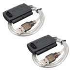 Keavenoy 2X USB 2.0 Fiş IDE Sata 2.5 3.5 Dönüştürücü Adaptör Kablosu Sabit Disk HDD Siyah