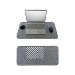 Keçe Masa Üstü Mouse Pad ve Bilgisayar Düzenleyici 70X32 cm – Antibakteriyel Mat, Doğal Keçe Mat, Masa Koruyucu Altlık, Ofis ve Ev Için Minimalist Tasarım (Açık Kahve) - -- - Option-1