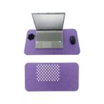 Keçe Masa Üstü Mouse Pad ve Bilgisayar Düzenleyici 70X32 cm – Antibakteriyel Mat, Doğal Keçe Mat, Masa Koruyucu Altlık, Ofis ve Ev Için Minimalist Tasarım (Açık Mor) - -- - Option-1