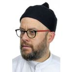 Keçe Yün Takke - Siyah Renk